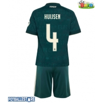 Real Madrid Dean Huijsen #4 Bortedraktsett Barn 2026-27 Kortermet (+ Korte bukser)